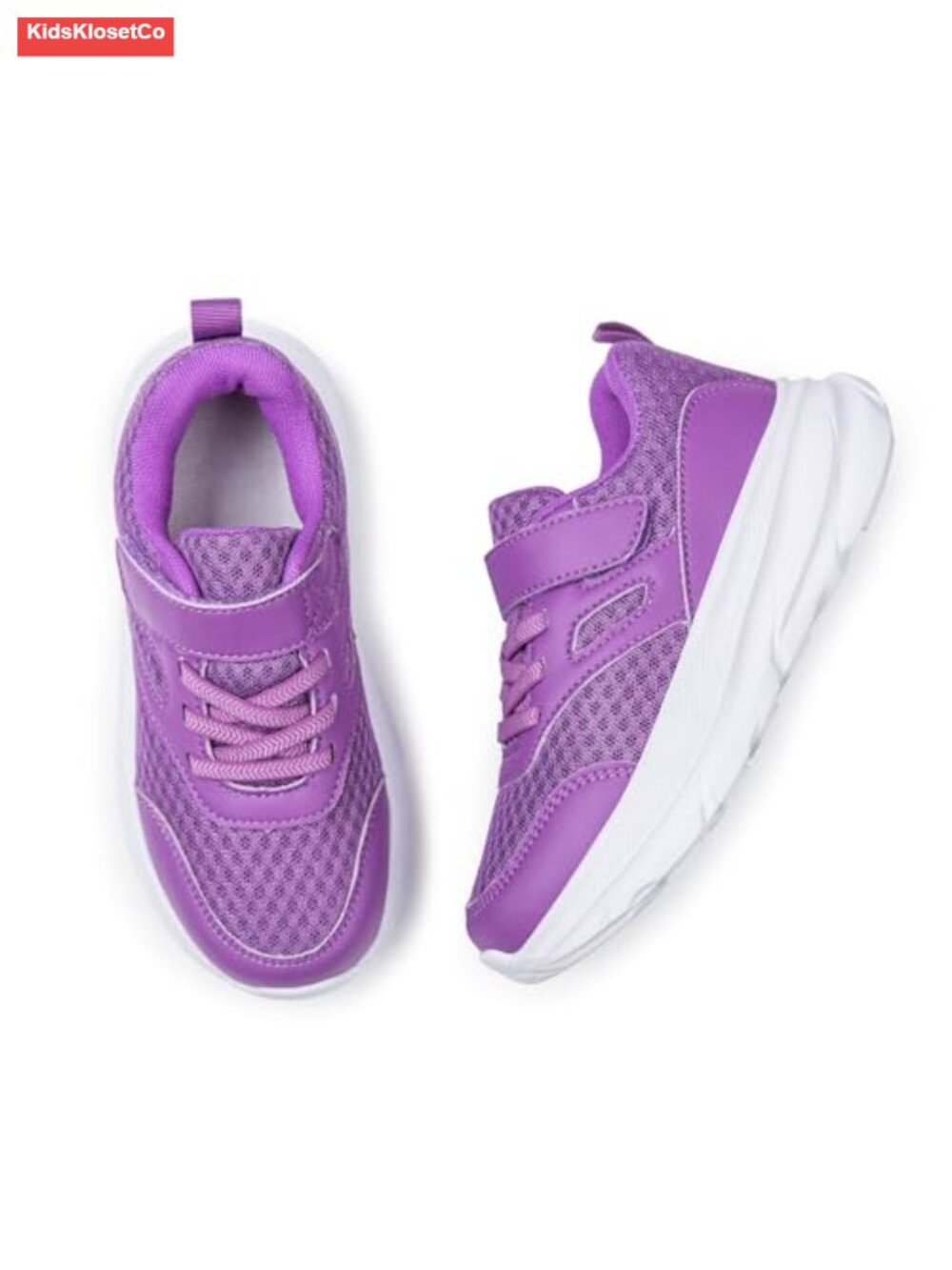 Toddler Kids Breathable Mesh Sneakers Hook & Loop Adjustable Strap Non-Slip - Picture 5 of 6